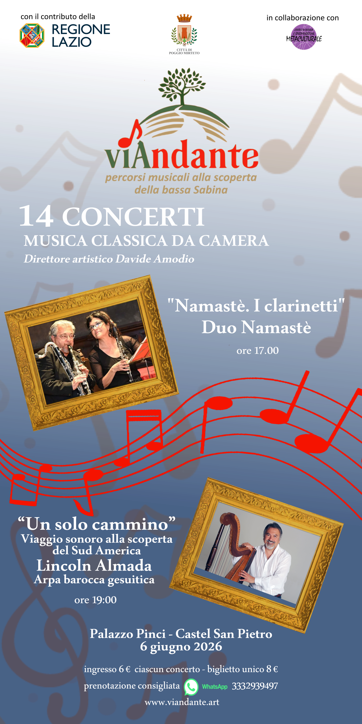 “Namaste. I clarinetti” – Duo Namaste